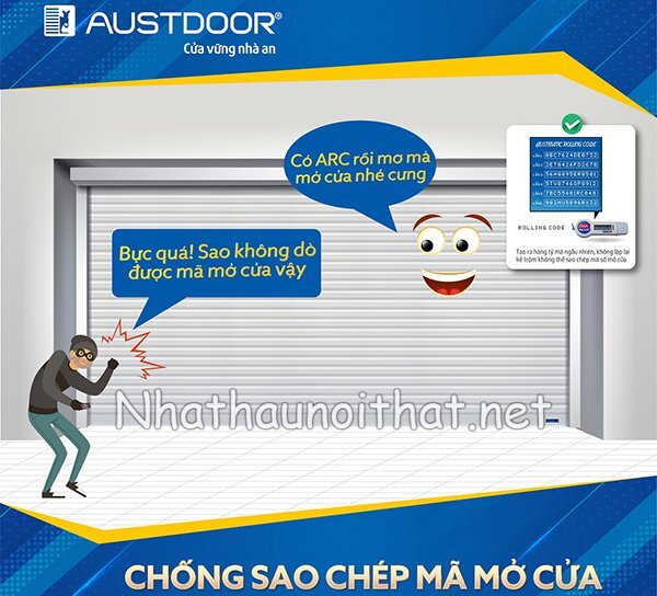 Cửa Cuốn Austdoor Giá Bao Nhiêu? Xem Ngay Mẫu Đẹp Chuẩn Hãng! cua cuon austdoor 16