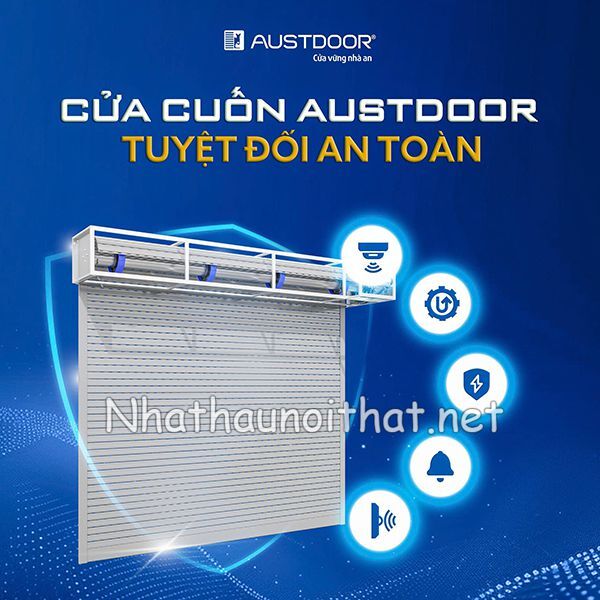 Cửa Cuốn Austdoor Giá Bao Nhiêu? Xem Ngay Mẫu Đẹp Chuẩn Hãng! cua cuon austdoor 3