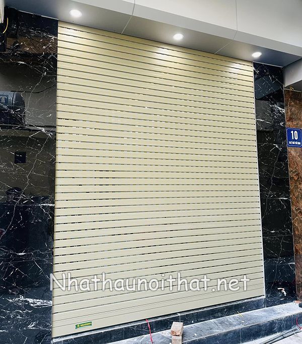 Mẫu cửa cuốn khe thoáng