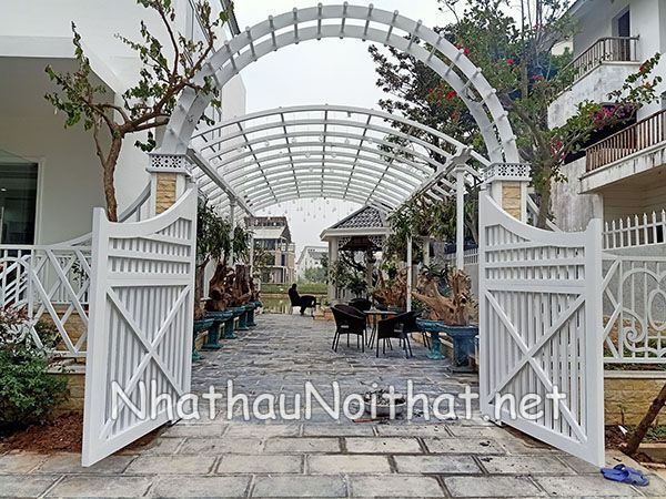 Xem Báo Giá & 50 Mẫu Cửa Cổng Sắt 2 Cánh Đẹp, Đơn Giản, Hiện Đại cua cong sat 2 canh don gian 25