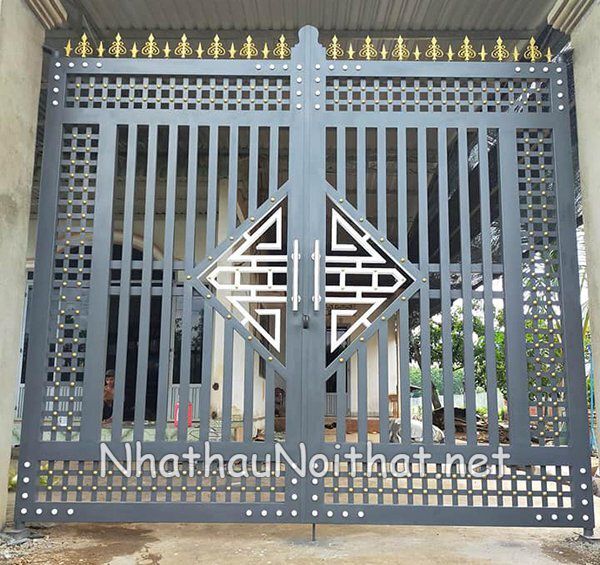 Top 50 Mẫu Cửa Sắt 2 Cánh Đẹp Nhất – Giá Rẻ Bất Ngờ, Xem Ngay! Mẫu cửa cổng sắt 2 cánh đơn giản, hiện đại