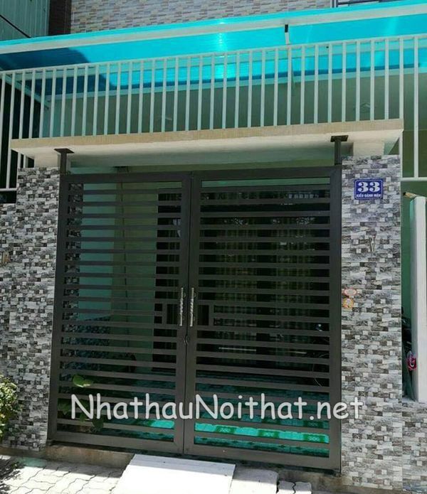 Xem Báo Giá & 50 Mẫu Cửa Cổng Sắt 2 Cánh Đẹp, Đơn Giản, Hiện Đại cua cong sat 2 canh don gian 9