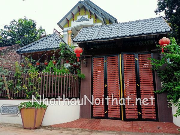 Khám Phá 50 Mẫu Cửa Cổng Sắt 4 Cánh Đẹp, Đơn Giản - Giá Rẻ Bất Ngờ cua cong sat 4 canh 18