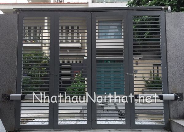 Khám Phá 50 Mẫu Cửa Cổng Sắt 4 Cánh Đẹp, Đơn Giản - Giá Rẻ Bất Ngờ cua cong sat 4 canh 29