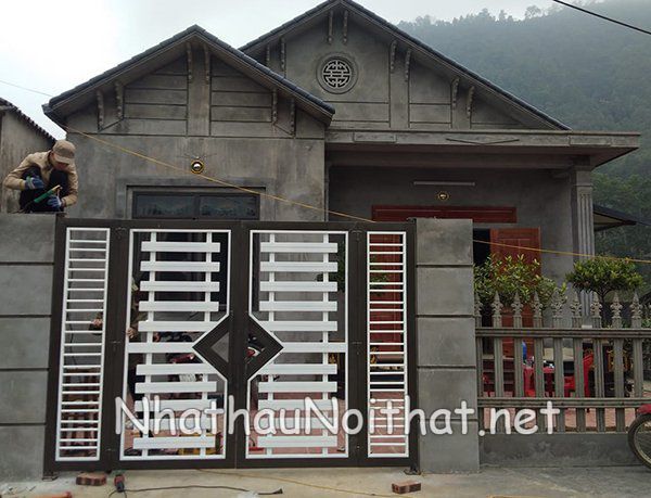 Khám Phá 50 Mẫu Cửa Cổng Sắt 4 Cánh Đẹp, Đơn Giản - Giá Rẻ Bất Ngờ cua cong sat 4 canh 36