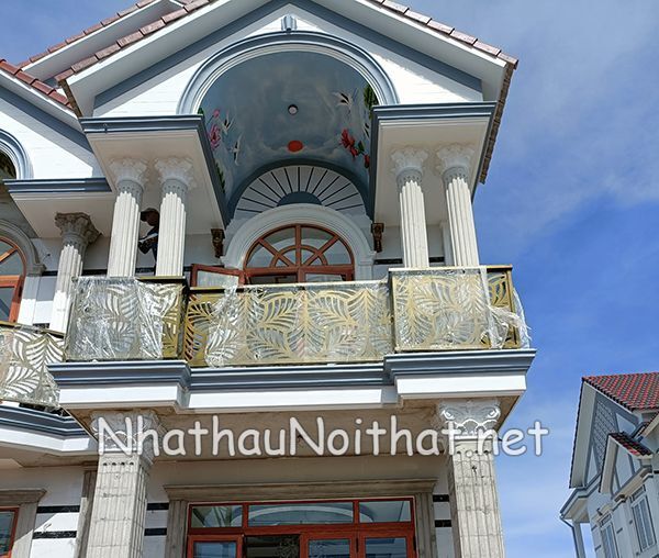 Mẫu lan can ban công sắt CNC nghệ thuật đẹp