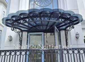 Mẫu mái kính sắt mỹ thuật, nghệ thuật đẹp