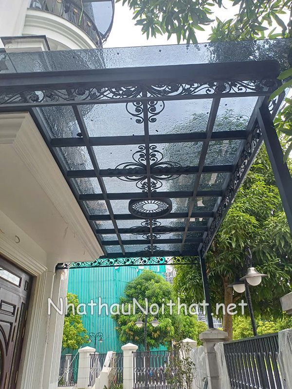 Tổng Hợp 50 Mẫu Mái Kính Sắt Mỹ Thuật Đẹp Hiện Đại - Giá Rẻ Bất Ngờ mai kinh sat my thuat 14