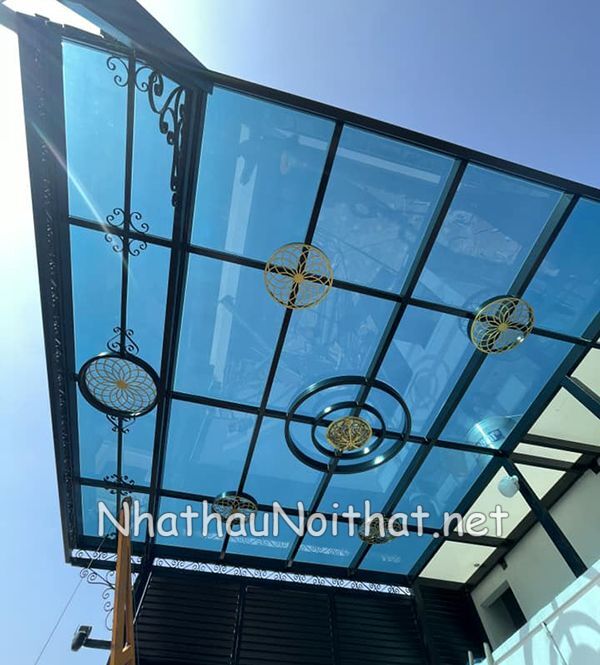 Tổng Hợp 50 Mẫu Mái Kính Sắt Mỹ Thuật Đẹp Hiện Đại - Giá Rẻ Bất Ngờ mai kinh sat my thuat 15