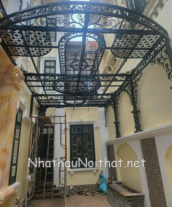 Tổng Hợp 50 Mẫu Mái Kính Sắt Mỹ Thuật Đẹp Hiện Đại - Giá Rẻ Bất Ngờ mai kinh sat my thuat 20