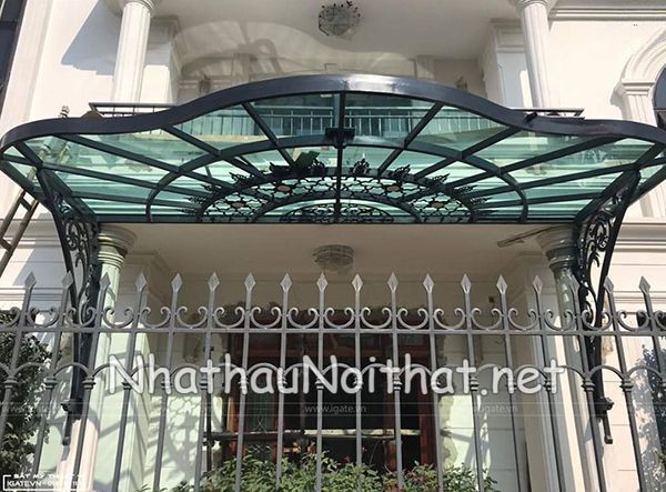 Tổng Hợp 50 Mẫu Mái Kính Sắt Mỹ Thuật Đẹp Hiện Đại - Giá Rẻ Bất Ngờ mai kinh sat my thuat 5