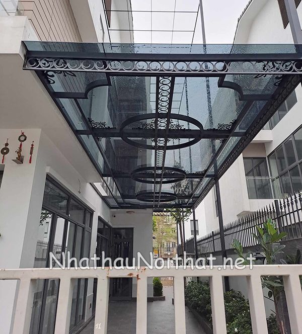 Tổng Hợp 50 Mẫu Mái Kính Sắt Mỹ Thuật Đẹp Hiện Đại - Giá Rẻ Bất Ngờ mai kinh sat my thuat 7
