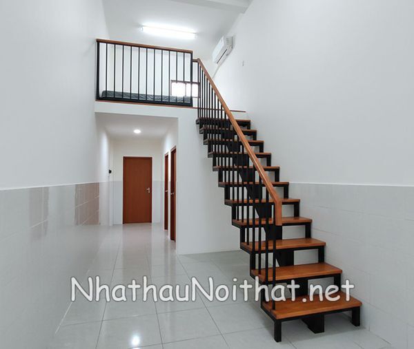 Tổng Hợp 50 Mẫu Cầu Thang Sắt Đẹp Hiện Đại - Xem Báo Giá Mới Nhất Mẫu cầu thang sắt gác lửng đẹp