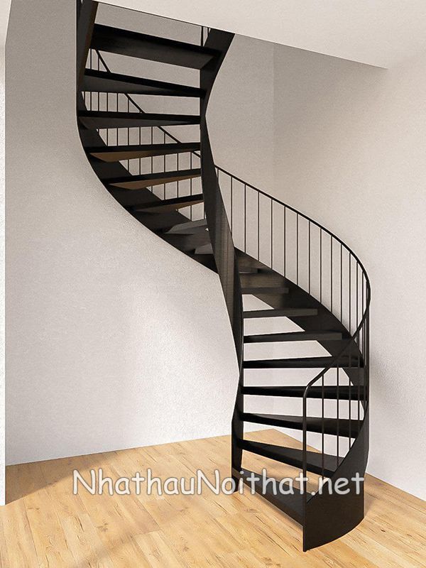 Tổng Hợp 50 Mẫu Cầu Thang Sắt Đẹp Hiện Đại - Xem Báo Giá Mới Nhất Mẫu cầu thang sắt gác lửng đẹp