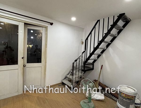 Tổng Hợp 50 Mẫu Cầu Thang Sắt Đẹp Hiện Đại - Xem Báo Giá Mới Nhất Mẫu cầu thang sắt gác lửng đẹp