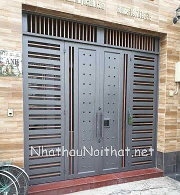 Khám Phá 50 Mẫu Cửa Sắt 4 Cánh Đẹp Hiện Đại – Xem Ngay Báo Giá cua sat 4 canh 7