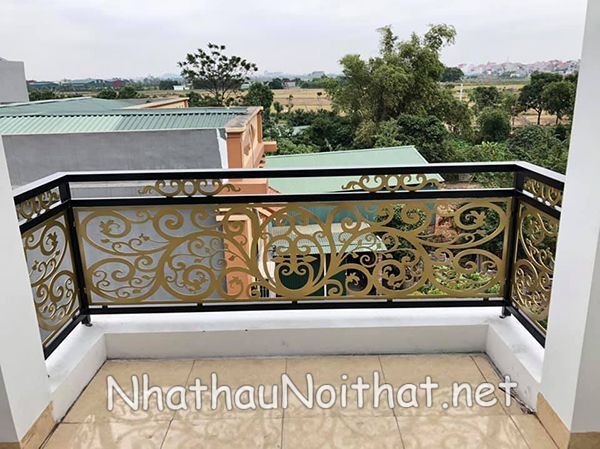 Top 50 Mẫu Lan Can Sắt Đẹp, Sang Trọng, Hiện Đại – Giá Rẻ Bất Ngờ! lan can sat san thuong 11