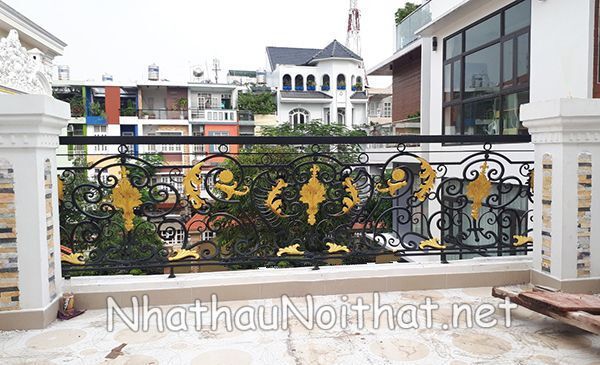 Top 50 Mẫu Lan Can Sắt Đẹp, Sang Trọng, Hiện Đại – Giá Rẻ Bất Ngờ! lan can sat san thuong 19