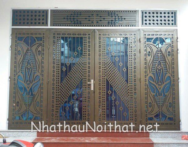Gợi Ý 50 Mẫu Cửa Cổng Sắt CNC 4 Cánh Đẹp, Hiện Đại – Xem Ngay Báo Giá cua cong sat CNC 4 canh 43