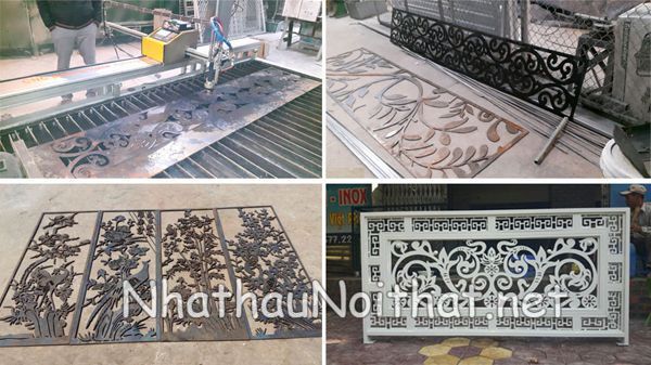 Gợi Ý 50 Mẫu Cửa Cổng Sắt CNC 4 Cánh Đẹp, Hiện Đại – Xem Ngay Báo Giá gia cong lap dat cua cong sat cnc 2
