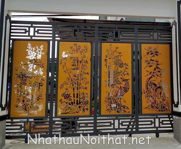 Khám Phá 50 Mẫu Cửa Cổng Sắt Lùa Đẹp, Hiện Đại – Giá Rẻ Bất Ngờ! mau cua cong sat lua 52