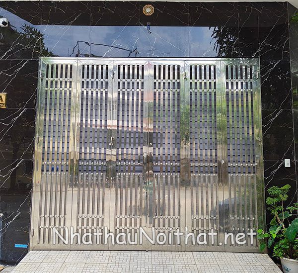 Top 50 Mẫu Cửa Cổng Inox 4 Cánh Đẹp – Giá Rẻ Bất Ngờ, Xem Là Muốn Lắp! cua cong inox 4 canh 10