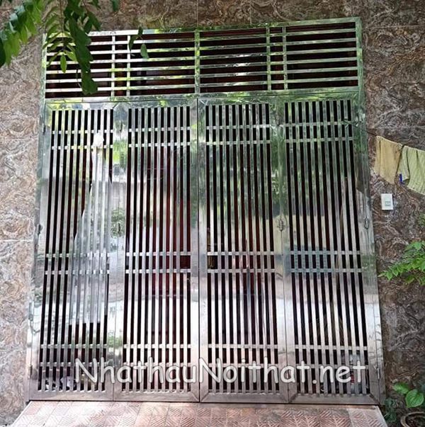 Top 50 Mẫu Cửa Cổng Inox 4 Cánh Đẹp – Giá Rẻ Bất Ngờ, Xem Là Muốn Lắp! cua cong inox 4 canh 15