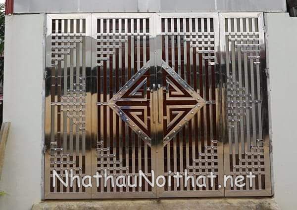 Top 50 Mẫu Cửa Cổng Inox 4 Cánh Đẹp – Giá Rẻ Bất Ngờ, Xem Là Muốn Lắp! cua cong inox 4 canh 22