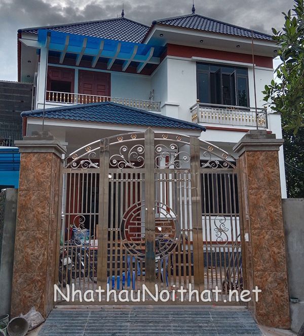 Top 50 Mẫu Cửa Cổng Inox 4 Cánh Đẹp – Giá Rẻ Bất Ngờ, Xem Là Muốn Lắp! cua cong inox 4 canh 29