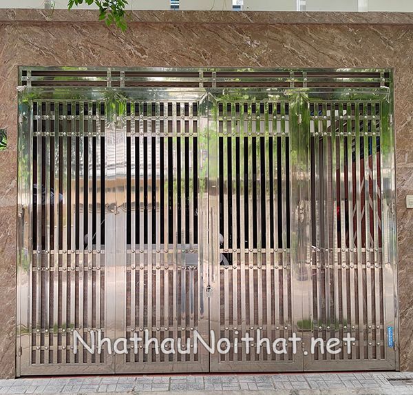 Top 50 Mẫu Cửa Cổng Inox 4 Cánh Đẹp – Giá Rẻ Bất Ngờ, Xem Là Muốn Lắp! cua cong inox 4 canh 3