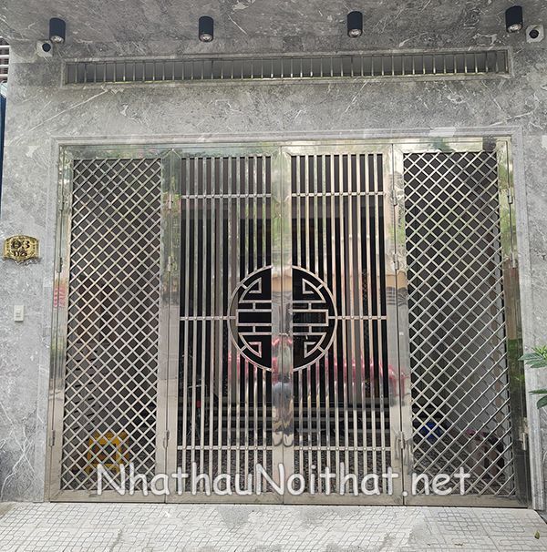 Top 50 Mẫu Cửa Cổng Inox 4 Cánh Đẹp – Giá Rẻ Bất Ngờ, Xem Là Muốn Lắp! cua cong inox 4 canh 4