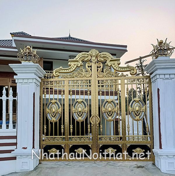 Top 50 Mẫu Cửa Cổng Inox 4 Cánh Đẹp – Giá Rẻ Bất Ngờ, Xem Là Muốn Lắp! cua cong inox 4 canh 50