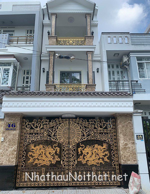 Mê Mẩn Với 50 Mẫu Cửa Cổng Sắt CNC Đẹp Hiện Đại – Giá Cực Ưu Đãi! cua cong sat CNC 2 canh 12