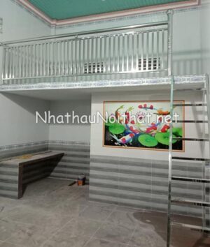 Mẫu cầu thang inox đẹp