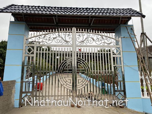 Xem 50 Mẫu Cửa Cổng Inox 2 Cánh Đẹp Vừa Ra Mắt – Báo Giá Cực Hấp Dẫn mau cua cong inox 2 canh 26