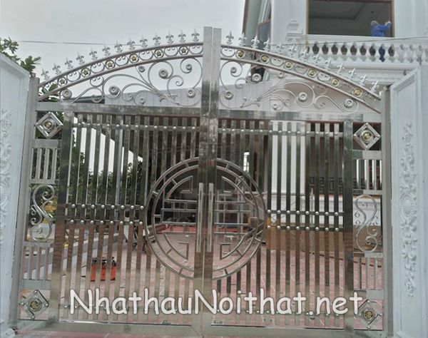 Xem 50 Mẫu Cửa Cổng Inox 2 Cánh Đẹp Vừa Ra Mắt – Báo Giá Cực Hấp Dẫn mau cua cong inox 2 canh 28