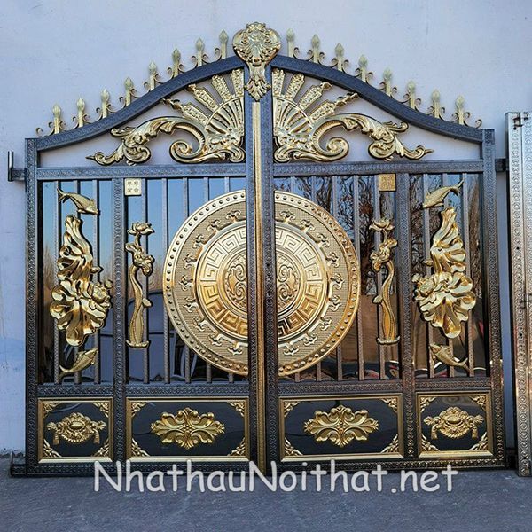 Xem 50 Mẫu Cửa Cổng Inox 2 Cánh Đẹp Vừa Ra Mắt – Báo Giá Cực Hấp Dẫn mau cua cong inox 2 canh 45
