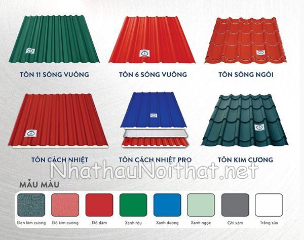 cac loai ton lop mai 6