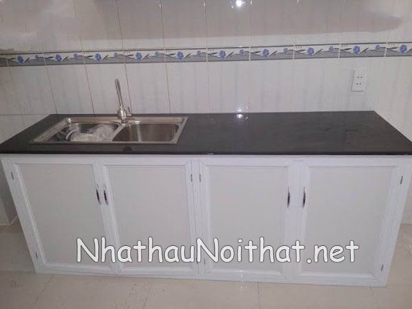 Khám Phá 50 Mẫu Tủ Bếp Nhôm Kính Nhỏ Đơn Giản Đẹp – Giá Rẻ Bất Ngờ! tu bep nhom kinh nho don gian 18