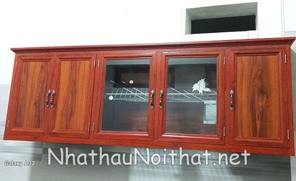 Báo Giá Tủ Bếp Nhôm Kính Treo Tường - Xem Ngay 30 Mẫu Đẹp Mới Nhất tu bep nhom kinh treo tuong 19