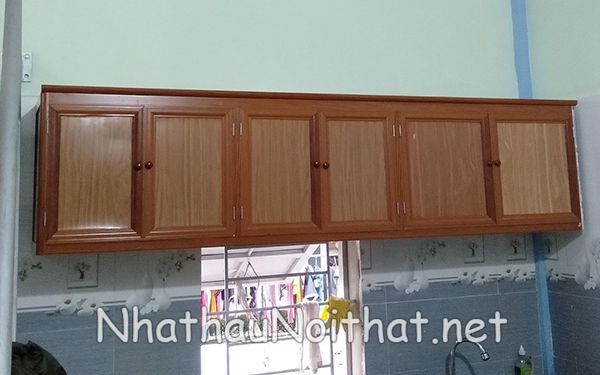 Báo Giá Tủ Bếp Nhôm Kính Treo Tường - Xem Ngay 30 Mẫu Đẹp Mới Nhất tu bep nhom kinh treo tuong 2