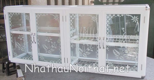 Báo Giá Tủ Bếp Nhôm Kính Treo Tường - Xem Ngay 30 Mẫu Đẹp Mới Nhất tu bep nhom kinh treo tuong 21