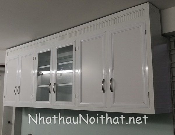 Báo Giá Tủ Bếp Nhôm Kính Treo Tường - Xem Ngay 30 Mẫu Đẹp Mới Nhất tu bep nhom kinh treo tuong 9