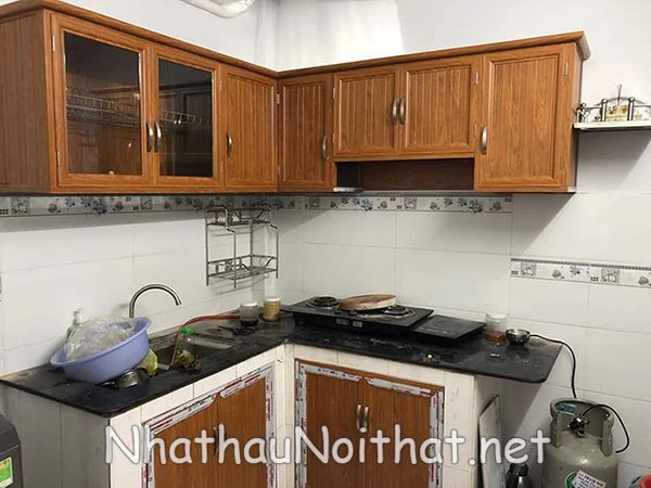 Top 30 Mẫu Tủ Bếp Nhôm Xingfa Đẹp – Báo Giá Xưởng Tiết Kiệm 30% tu bep nhom xingfa 10