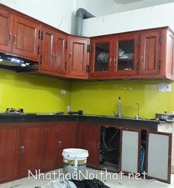 Top 30 Mẫu Tủ Bếp Nhôm Xingfa Đẹp – Báo Giá Xưởng Tiết Kiệm 30% tu bep nhom xingfa 14