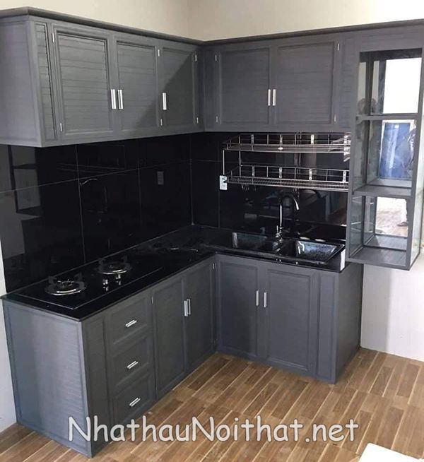 Top 30 Mẫu Tủ Bếp Nhôm Xingfa Đẹp – Báo Giá Xưởng Tiết Kiệm 30% tu bep nhom xingfa 20