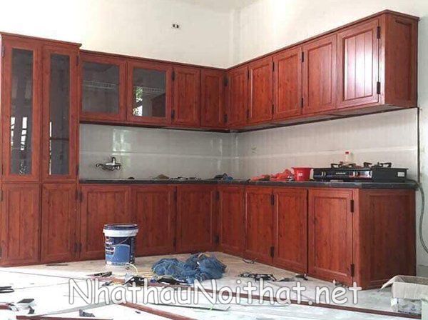 Top 30 Mẫu Tủ Bếp Nhôm Xingfa Đẹp – Báo Giá Xưởng Tiết Kiệm 30% tu bep nhom xingfa 21