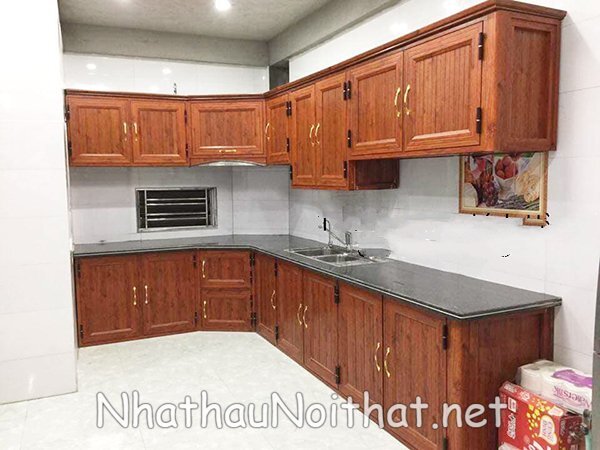 Top 30 Mẫu Tủ Bếp Nhôm Xingfa Đẹp – Báo Giá Xưởng Tiết Kiệm 30% tu bep nhom xingfa 3