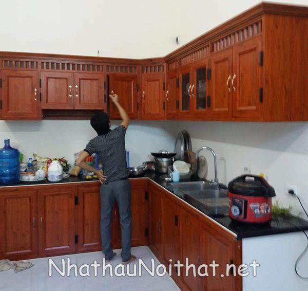 Top 30 Mẫu Tủ Bếp Nhôm Xingfa Đẹp – Báo Giá Xưởng Tiết Kiệm 30% tu bep nhom xingfa 36