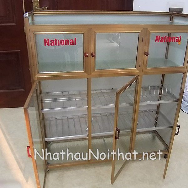Tủ Chạn Bát Nhôm Kính Đẹp – Xem Báo Giá & 30 Mẫu Hot Nhất Năm Nay tu chan bat nhom kinh 1
